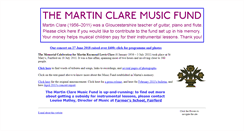 Desktop Screenshot of martinclaremusicfund.org